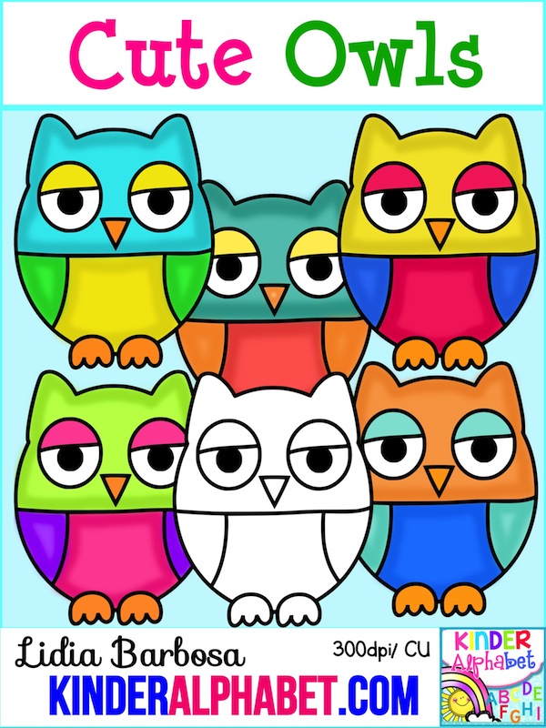 owl alphabet clipart - photo #18